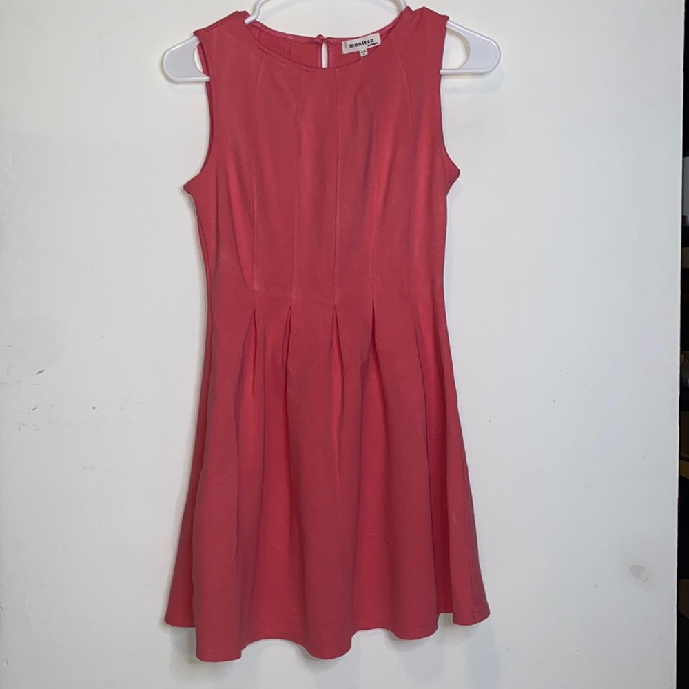 Pink Monteau Flare Dress Size S